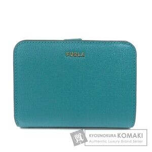 Furla logo bifold Wallet leather
